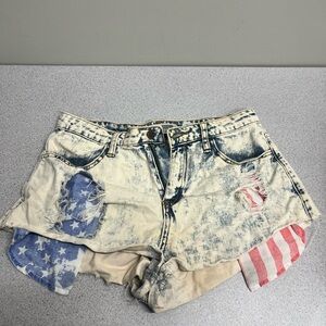 Jean shorts perfect for Fourth of July
